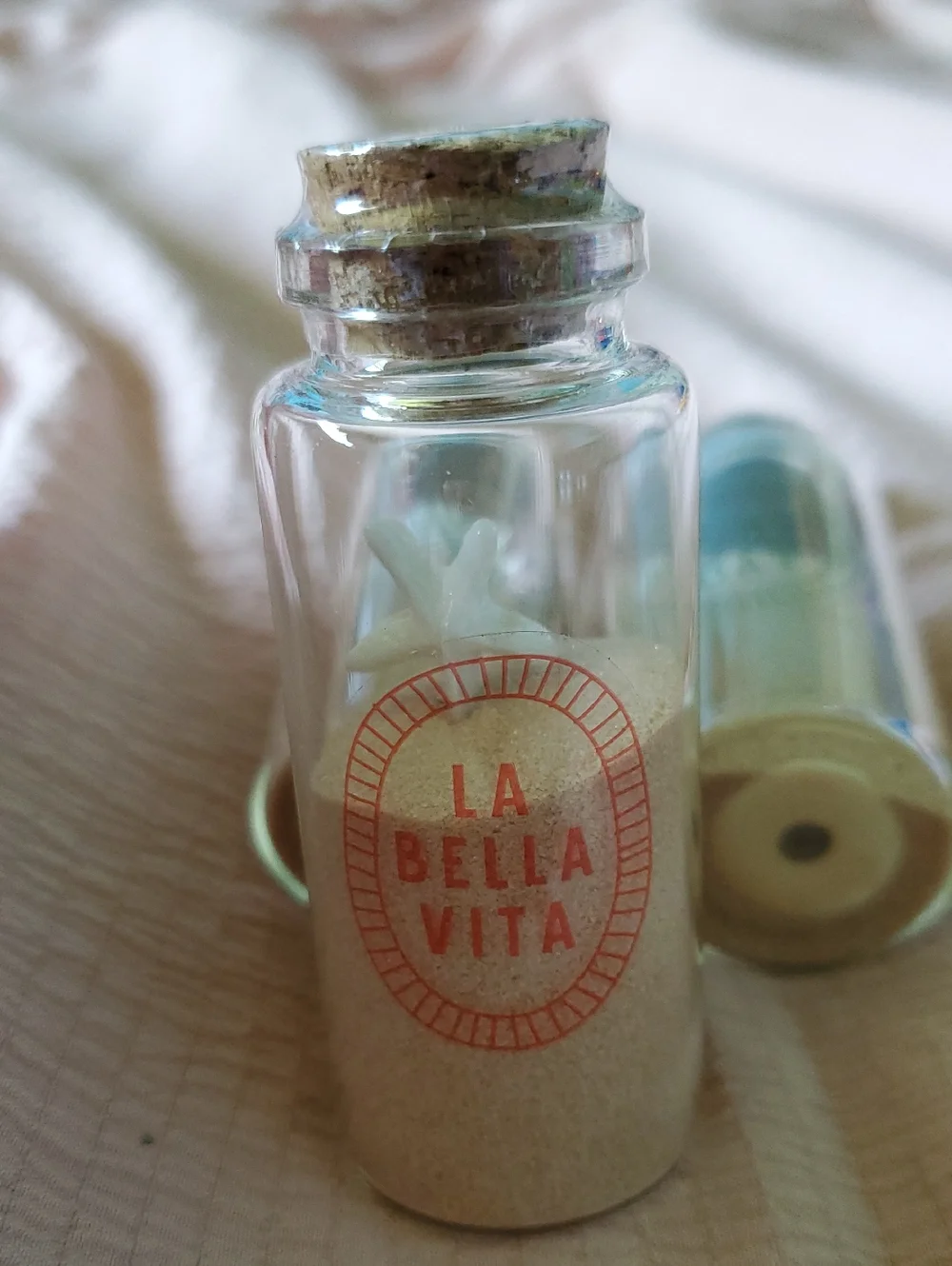 Bullseye Playground Message On A Bottle Beach Sand And Shell Mini Decorative